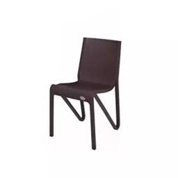 Supreme Zyleg Plastic Armless Cafeteria Chair, Brown (Set of 4)-image-41