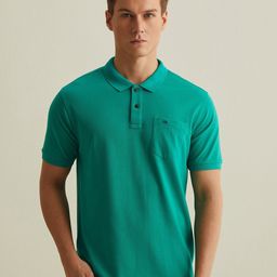 Red Flame Men Polo Collar Pockets T-shirt-image-83