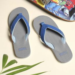 CHUPPS Men Striped Rubber Thong Flip-Flops-image-90