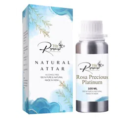 THE RUPAWAT Perfumery House Rosa Precious Platinum Natural & Alcohol Free Attar - 100 ml-image-51