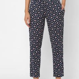 Urban Scottish Navy Floral Print Lounge Pants-image-83
