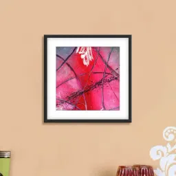 999store Pink & Grey Abstract Pattern Poster-7