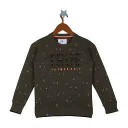 Monte Carlo Kids Light Olive Printed Sweatshirt-image-68