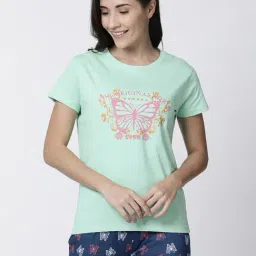 Kryptic Green Printed T-Shirt-picture-34