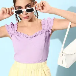 Marie Claire Purple Top-picture-18