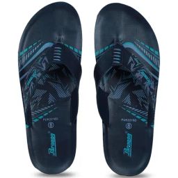 Paragon Men's Navy Flip Flops-image-6