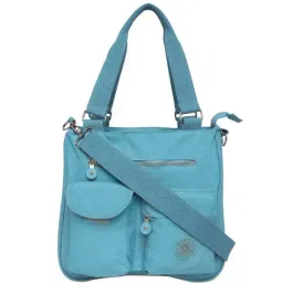 Baomi Blue Solid Medium Shoulder Bag-58