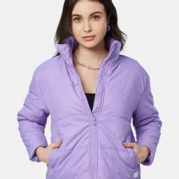 The Souled Store Purple Puffer Jacket-picture-43