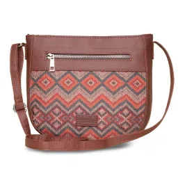 ZOUK Multicolor Printed Medium Cross Body Bag image 1
