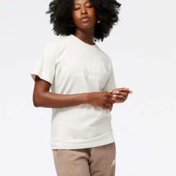 New Balance Off-White Cotton Printed Sports T-Shirt-image-99