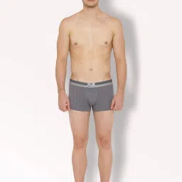 Van Heusen Regular Fit Colour Fresh No Ride Up Solid Trunks - Quite Shade image 5
