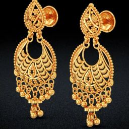 Joyalukkas 22k Regal Winsome Chand Bali for Women & Girls-image-27