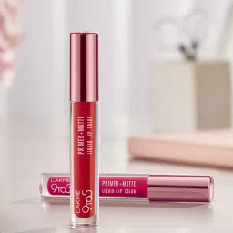 Lakme 9 to 5 Primer Plus Matte Liquid Lip Color MB2 Intense Latte - 4.2 ml image 4