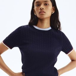 H&M Cable-Knit T-Shirt-image-47