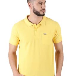 Force NXT Lemon Cotton Regular Fit Polo T-Shirt-image-56