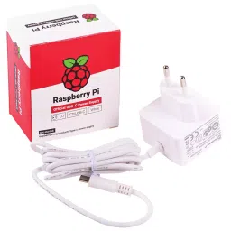 RASPBERRY-PI RPI POWER SUPPLY USB-C-5.1V/3A, EU WHITE, SC0444-71