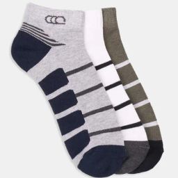 Ajile by Pantaloons Multicolor Cotton Color Block Socks Pack of 3 image 2