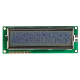 LUMEX DISPLAY, DOT MATRIX, LCD, 16 X 2, LCM-S01602DSR/D-41