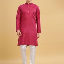 Anouk Mandarin Collar Cotton Straight Kurta-picture-17