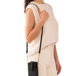 Fossil Lainie Black Leather Solid Pouch-31
