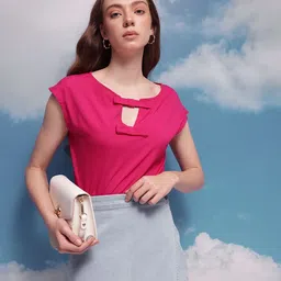 CORSICA Regular Top with Bow Detail-image-19