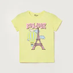 Fame Forever by Lifestyle Girls Yellow T-Shirt-picture-43