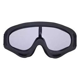 Allextreme Black and Neon Glass Anti Fog and Windproof Ski Snow Goggles for Riding and Skiing, EXSBG1N-26