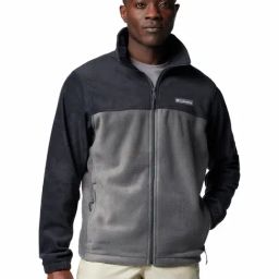 Columbia Black & Grill Regular Fit Colour Block Sports Jacket-image-46