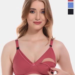 Boleem Pack Of 3 Full Coverage Non Padded T-shirt Bra With All Day Comfort-picture-23