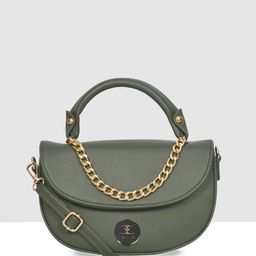 ESBEDA Women Textured Structured Satchel Bag-7