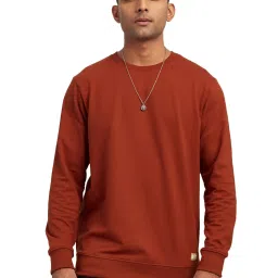The Souled Store Rust Regular Fit Sweatshirt image 1