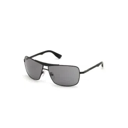 Web Eyewear Grey Rectangular Unisex Sunglasses Designed in Italy image 1