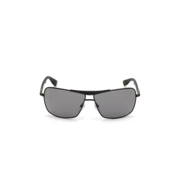 Web Eyewear Grey Rectangular Unisex Sunglasses Designed in Italy image 2