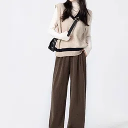 StyleCast Women Loose Fit High-Rise Trousers-picture-27