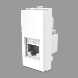 Cona Platinum Telephone Jack White, 14111-12