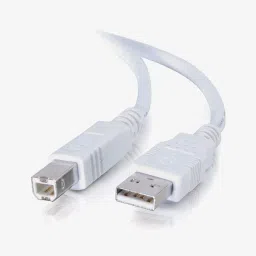 Ebsb High Speed Usb Micro Printer Cable 2.0 A To B Type 1.5 Meter (White) image 1