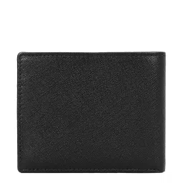 Eske Black Textured Bi-Fold Wallet for Men image 2
