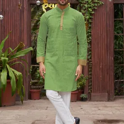 Archittam Men Green Kurta Sets-picture-8