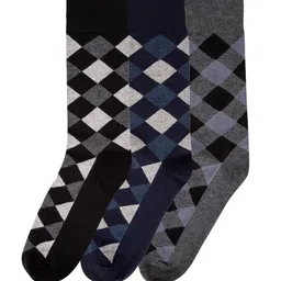 N2S NEXT2SKIN Men Pack Of 3 Assorted Cotton Calf Length Socks-image-49