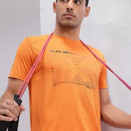 HRX by Hrithik Roshan Printed Rapid-Dry Training T-shirt-image-93