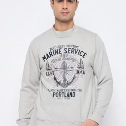 Duke Cement Regular Fit Printed Sweatshirt-image-9