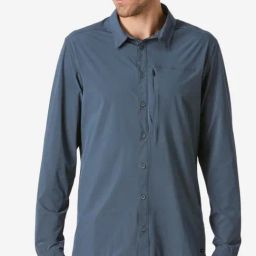 Forclaz by Decathlon Abyss Grey Slim Fit Shirt-image-8