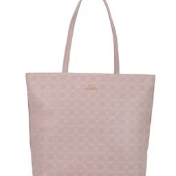 Lavie Pavo Pink Logo Leather Large Tote Bag-image-39