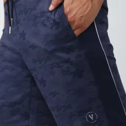 Van Heusen Flex Blue Regular Fit Printed Shorts image 4