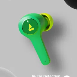 boAt Airdopes 451v2 T True Wireless Earbuds with 25H Playback Time & ENx Tech (Viper Green) image 3