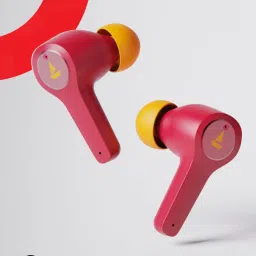 boAt Airdopes 451v2 T True Wireless Earbuds with 25H Playback Time & ENx Tech (Raging Red) image 4