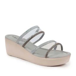 Fausto Women's Grey Casual Wedges-image-59