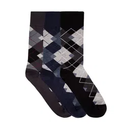 N2S NEXT2SKIN Men Pack Of 3 Calf-Length Socks-image-60