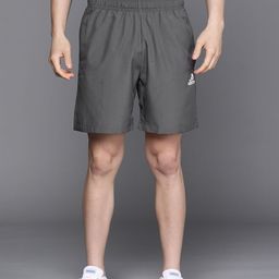 ADIDAS Men Charcoal Grey Solid WV SHO Sustainable Shorts-image-107