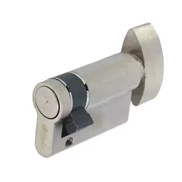 Decorio Mortise Pin Cylinder Half with Knob 45 mm Matt Finish, 35151040-17